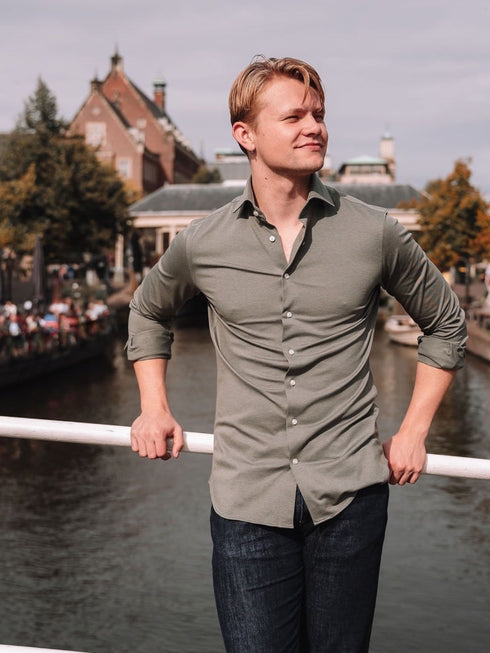 Bosgroen knitted shirt